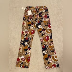 MOTHER The Hustler Ankle Fray - Flowers In Her Hair Denim Size 28